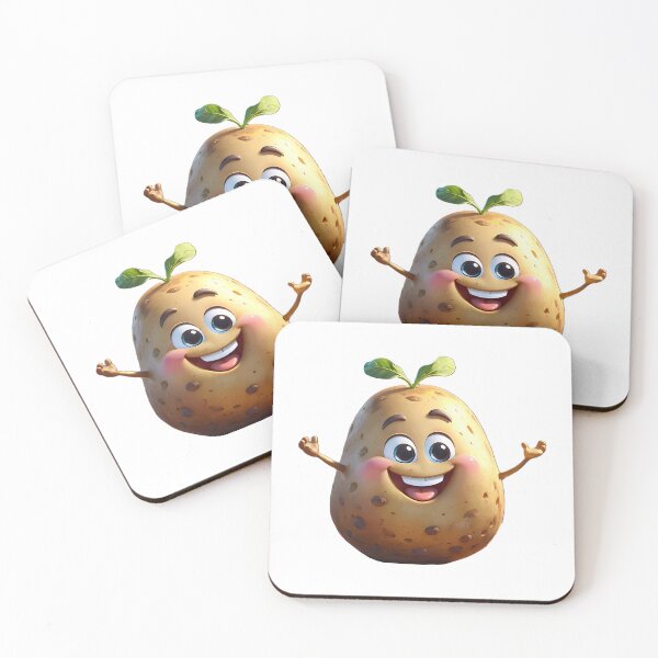 Item preview, Potato Happy Face designed and sold by WIKWOK.