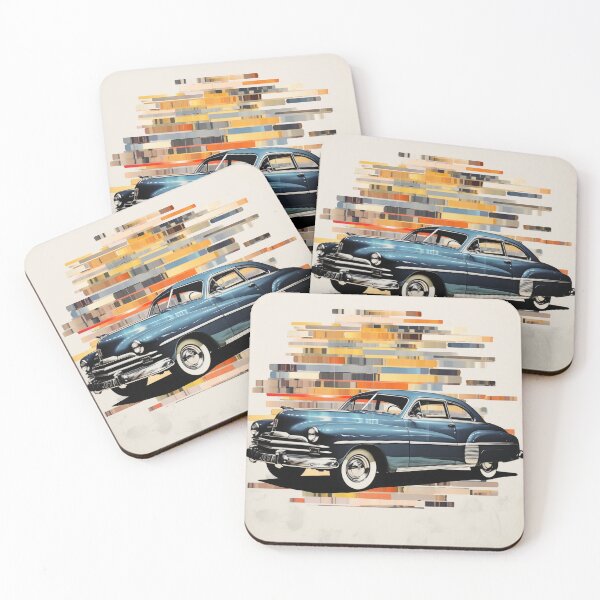 Item preview, 1949 Mercury Eight Classic Car Barcode Digital Print designed and sold by StefNomadLife.