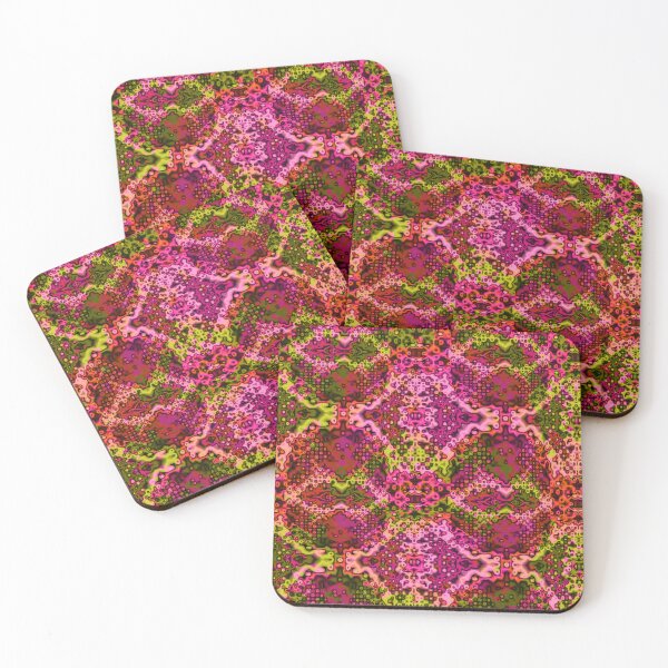 Item preview, Pop Art Abstract Pink and Green Mottled Seamless Pattern designed and sold by Sharon Schwalbe.