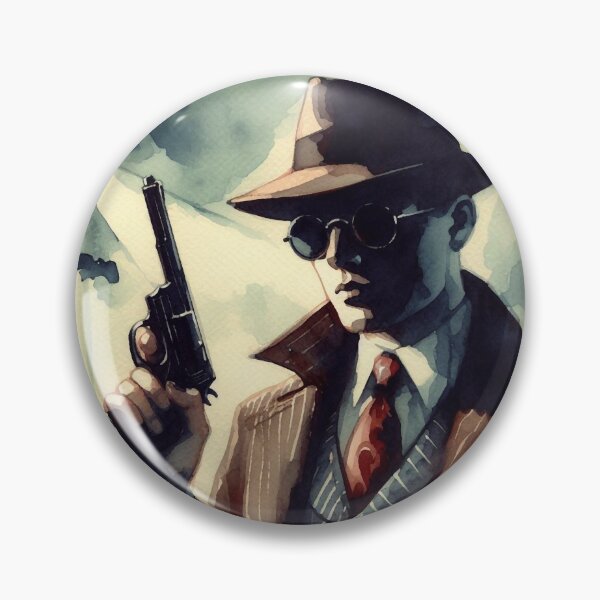 Artikelvorschau, Private Detective runde Brille [Noir] entworfen und verkauft von RESToRAPTOR.