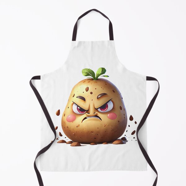 Item preview, Chibi Potato Angry Face Character designed and sold by WIKWOK.