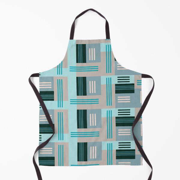 Item preview, Teal Blue Modern Stripe Geometric Seamless Pattern designed and sold by Sharon Schwalbe.