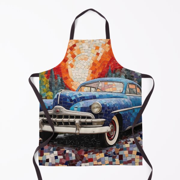 Artikelvorschau, 1949 Mercury Eight Classic Car Mix Media Mosaike entworfen und verkauft von StefNomadLife.