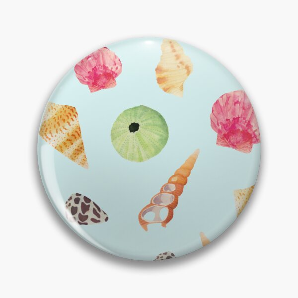 Item preview, Shell Pattern Blue  designed and sold by LaniMaeCreative.