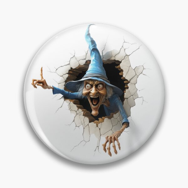 Item preview, 3D witch "Hey you wait a minute" designed and sold by ColorLightLab.