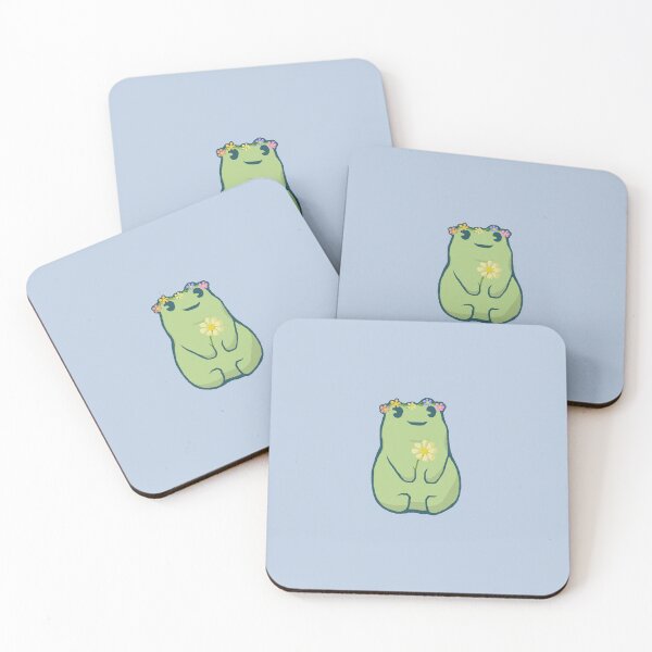 Item preview, Oliver the Frog with flowers designed and sold by SapphosViolets.