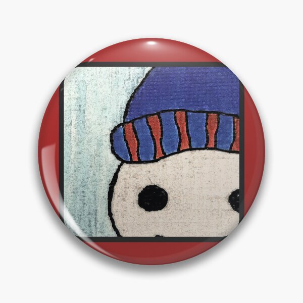 Item preview, Snowman Peek designed and sold by ErinBrieArt.