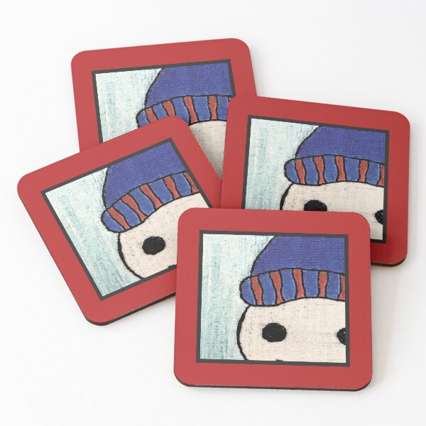 Item preview, Snowman Peek designed and sold by ErinBrieArt.