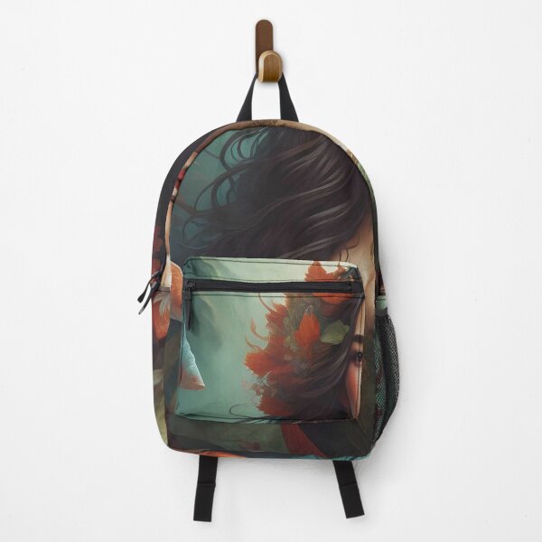 Item preview, Sea goddess with botanical and natural elements designed and sold by JustInspireMe.