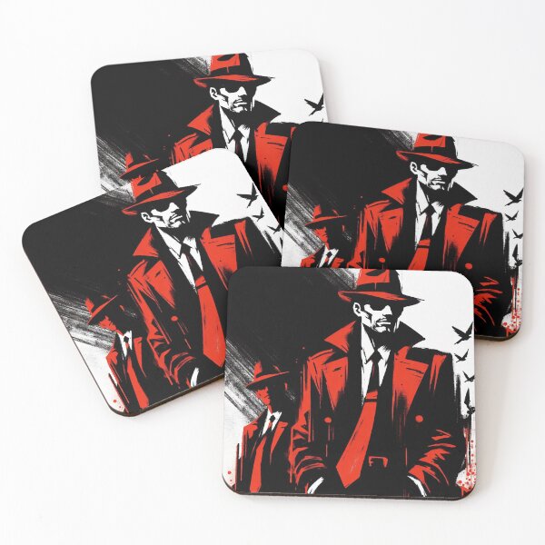 Item preview, Private Detectives Red and Black [Noir, Crime] designed and sold by RESToRAPTOR.