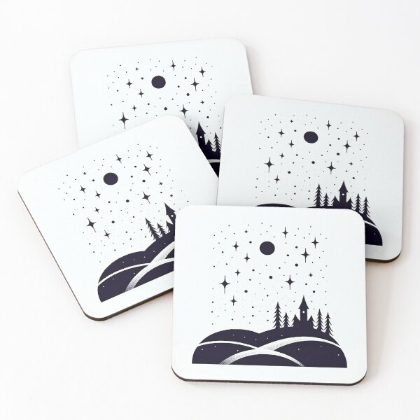 Item preview, Enchanted Night Over Whimsical Castle designed and sold by SunkenCost.