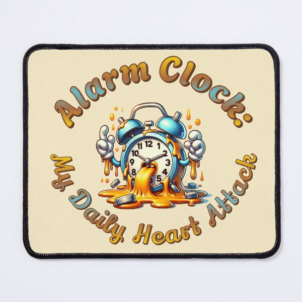 Item preview, Alarm Clock: My Daily Heart Attack designed and sold by AnalajiaDesigns.