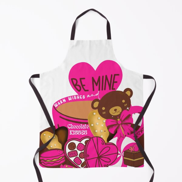 Item preview, BE MINE WARM WISHES AND CHOCOLATE KISSES HOTPINK MUG designed and sold by wildwhimsical.