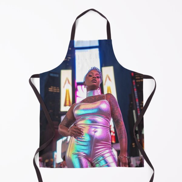 Item preview, Night Out, Ai Model, Time Square, Night Shoot, Beautiful Black Woman designed and sold by CurviRadiance.