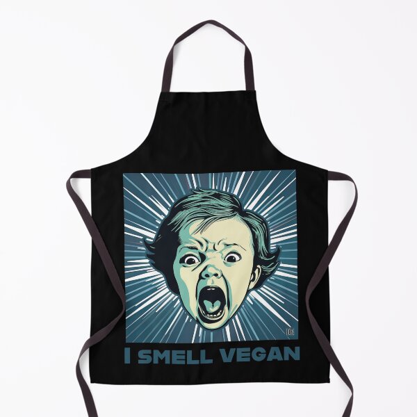 Item preview, Colorful Graphic of an upset Kid Screaming “I smell vegan” designed and sold by DarkEnough.