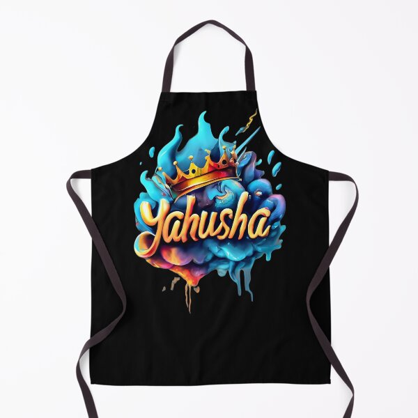 Item preview, Yahusha - Crown The King - Vibrant Christian Hebrew Artwork designed and sold by Narrow-Path.
