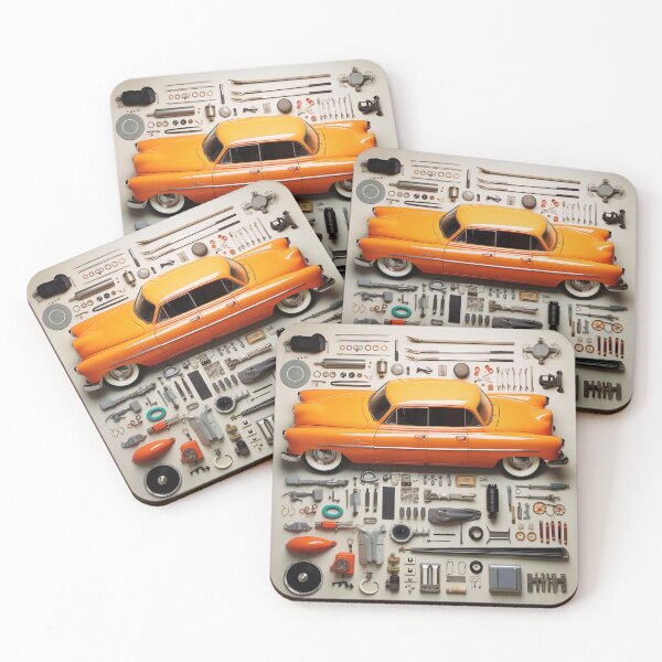 Item preview, 1949 Mercury Eight Classic Car Knolling Craft designed and sold by StefNomadLife.