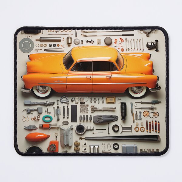 Item preview, 1949 Mercury Eight Classic Car Knolling Craft designed and sold by StefNomadLife.