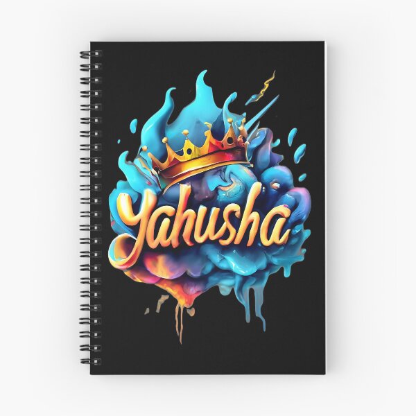Item preview, Yahusha - Crown The King - Vibrant Christian Hebrew Artwork designed and sold by Narrow-Path.