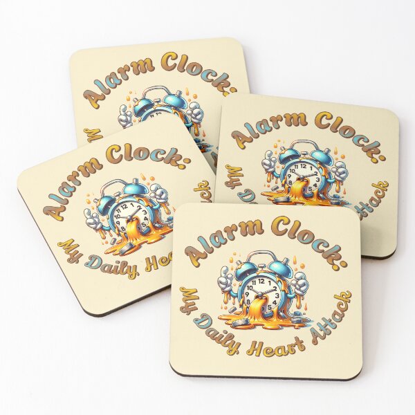 Item preview, Alarm Clock: My Daily Heart Attack designed and sold by AnalajiaDesigns.
