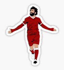 Mo Salah Illustration - LFC Liverpool FC Gift - Art - Poster - Print - Clock - T-Shirt - Tee Sticker
