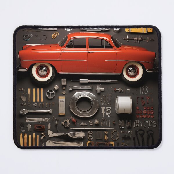 Item preview, 1949 Mercury Eight Classic Car Knolling Craft designed and sold by StefNomadLife.