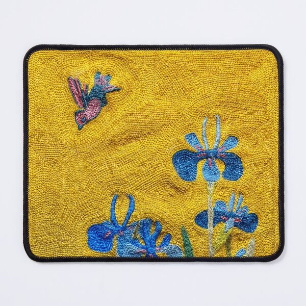 Aperçu de l'œuvre Broderie Crewel - Iris créée et vendue par Nikki Fortuin Arts & Crafts.