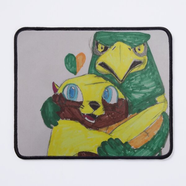 Item preview, Rose the Otter & Harley Hawk designed and sold by RosetheOtter.