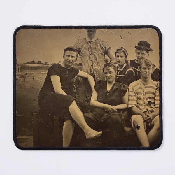 Item preview, Antique 1890s TinType Photo Atlantic City Beach Bums designed and sold by Shelly Little.