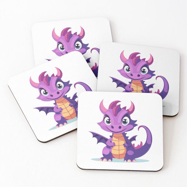 Item preview, Purple Dragon Cute Spiky  designed and sold by ArtPuffen.