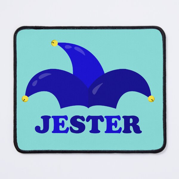 Item preview, Blue Harlequin or Jester Hat with Bells And Name designed and sold by shennix.