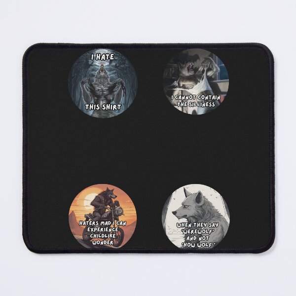 Item preview, Werewolf Ripping memes Sticker Set designed and sold by DiverseDazzle.