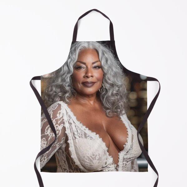 Item preview, Grown, Curvy and Sexy wearing white Lace, Ai Model designed and sold by CurviRadiance.
