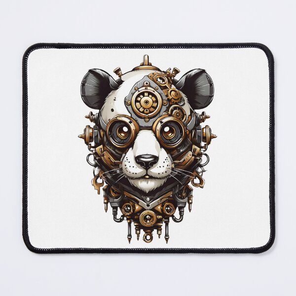 Item preview, Robot Panda Steampunk designed and sold by WIKWOK.