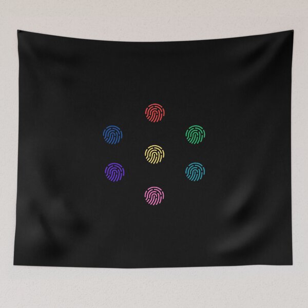 Item preview, fingerprints circle designed and sold by Thespacerocket.