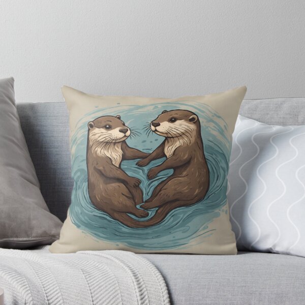 Item preview, otter pair designed and sold by OptimaShirts.