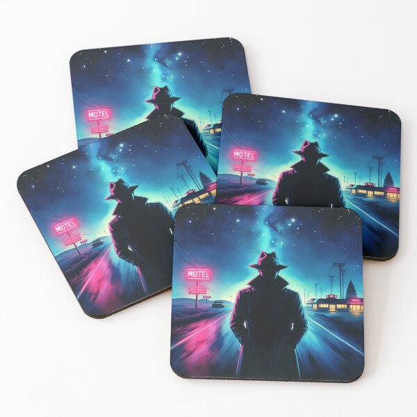 Item preview, Detective Under the Starry Sky [Neon Noir] designed and sold by RESToRAPTOR.