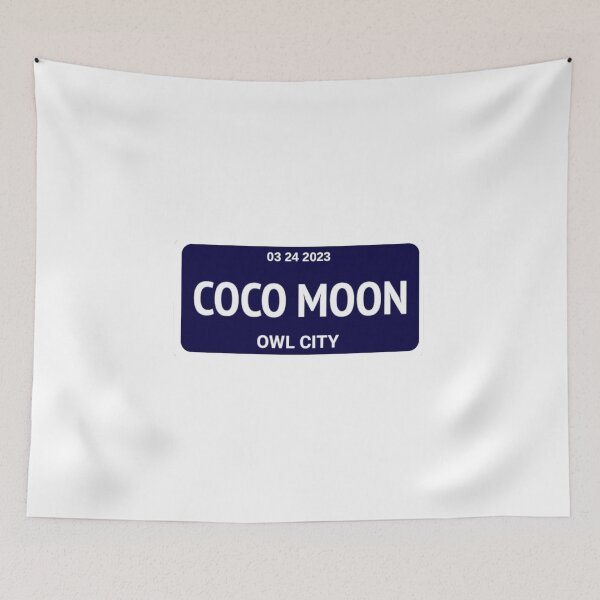 Item preview, OWL CITY- COCO MOON LICENSE PLATE designed and sold by rainystarlight.