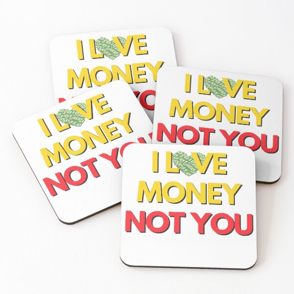 Item preview, I Love Money Not You T-Shirt and Sticker designed and sold by DiverseDazzle.