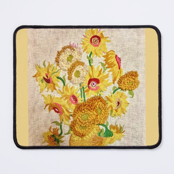 Item preview, Vintage Crewel Embroidery - Sunflowers  designed and sold by Nikki Fortuin Arts & Crafts.