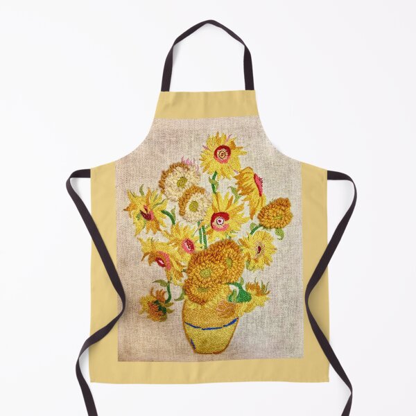 Item preview, Vintage Crewel Embroidery - Sunflowers  designed and sold by Nikki Fortuin Arts & Crafts.