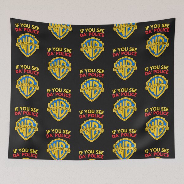 Item preview,  If You See Da Police Warn A Brother T-Shirt and Sticker designed and sold by DiverseDazzle.