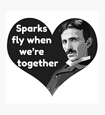 Tesla Love Photographic Print