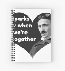 Tesla Love Spiral Notebook