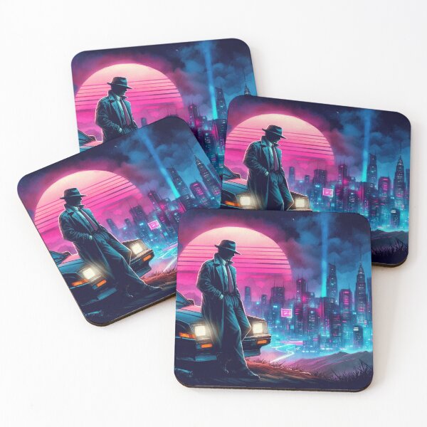 Artikelvorschau, Detective and City 80s [Synthwave, Neon Noir] entworfen und verkauft von RESToRAPTOR.