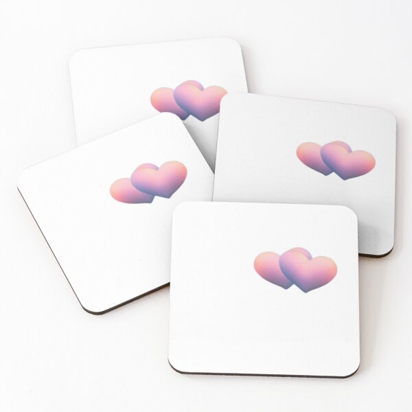 Item preview, Two Pink Heart Aesthetic Funny designed and sold by MatthewViews.
