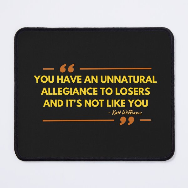 Item preview, You Have An Unnatural Allegiance To Losers T-Shirt and Sticker designed and sold by DiverseDazzle.