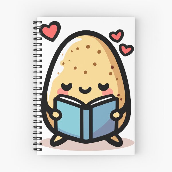 Item preview, Cute Potato Reading designed and sold by BluRockDesigns.