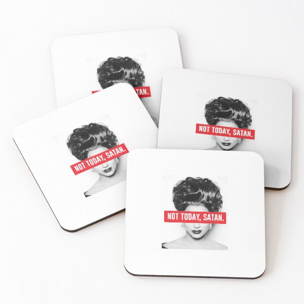 Not Today, Satan. Coasters (Set of 4)