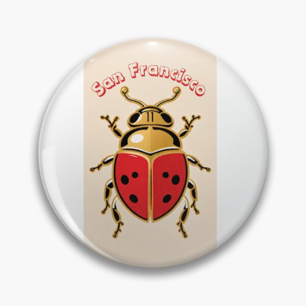 Item preview, San Francisco Ladybug designed and sold by Frogbewithyou.